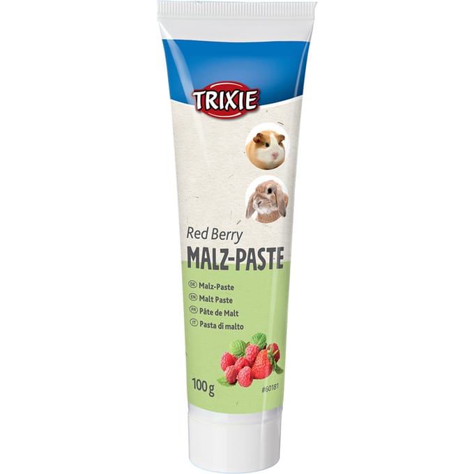100g Trixie Malt Paste Red Berry Snack voor Knaagdieren