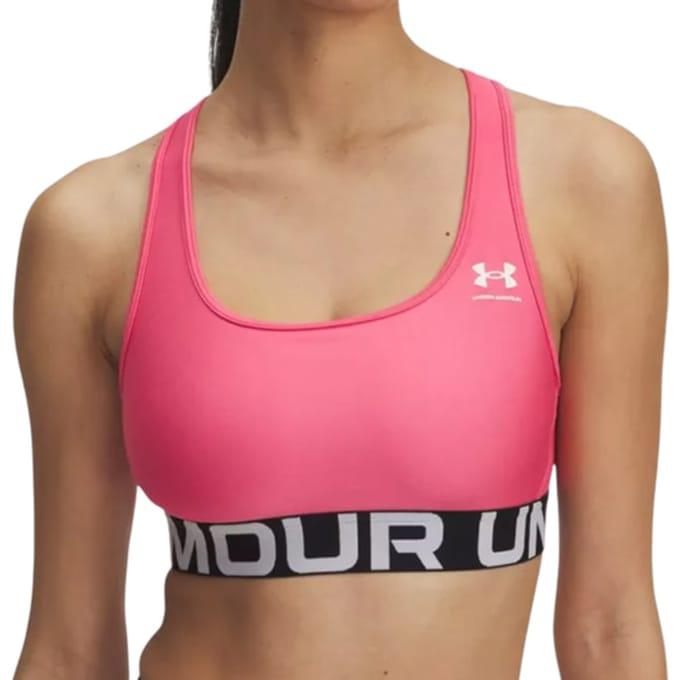 Under Armour Hg Mid Sport-bh Dames Roze K672
