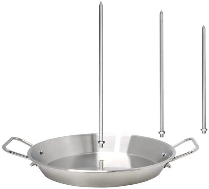 RVS Verticale Grillrek met 3 Vervangbare Spikes – Shaslickmaker voor Sappig Vlees, Oven & BBQ