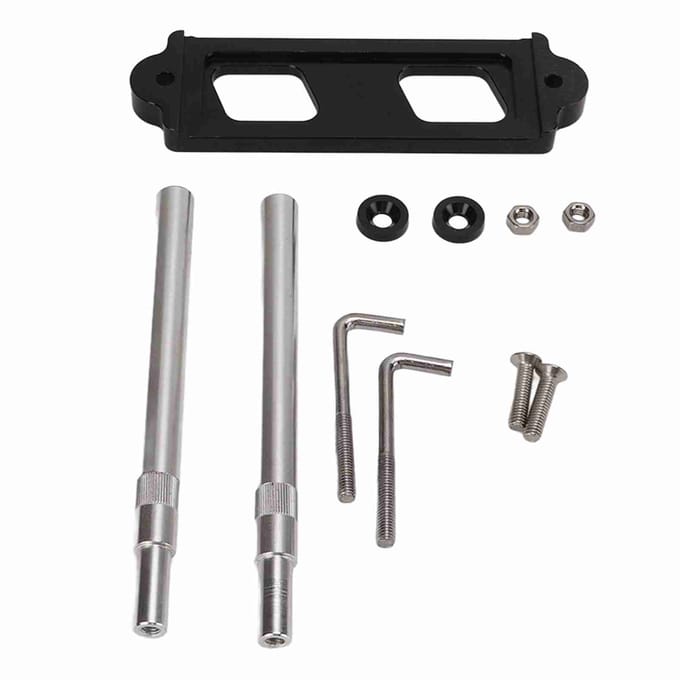 Support de Fixation de Batterie de Voiture Métal Noir Kit Support de Fixation Pour Civic CRX S2000 gray