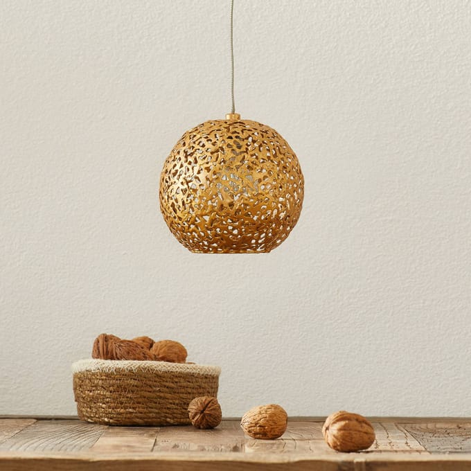 Holländer Schitterende hanglamp Cappuccino