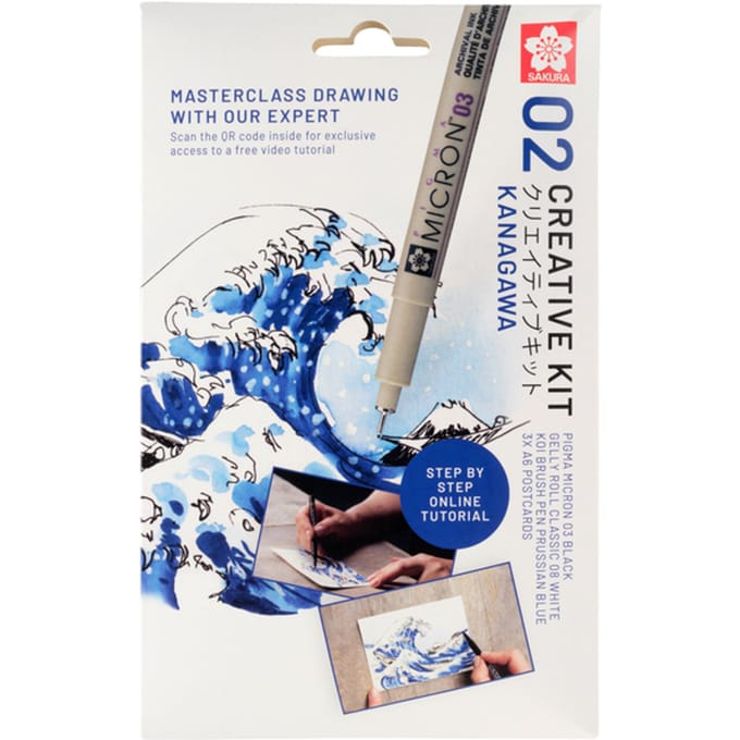 Tekenset Sakura Creative Kit Kanagawa 6 stuks