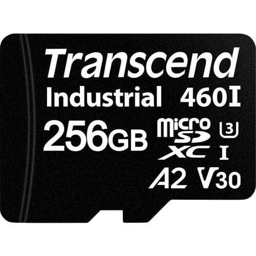 Transcend TS256GUSD460I-VS1 microSD-kaart Retail 256 GB Temperatuurbestendig