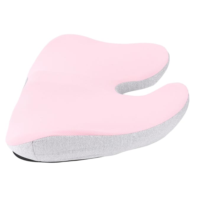 Zitkussen Memory Foam Kussen voor Bureaustoel Autostoel Bureaustoelkussen voor Lang Zitten zwart