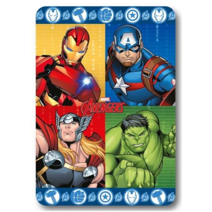 Marvel Avengers Hero Force Fleece deken 100 x 140 cm