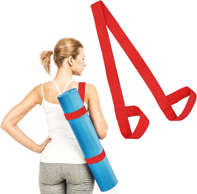 Yogamat Draagriem - Multifunctionele en Verstelbare Draagdoek voor Yogamatten