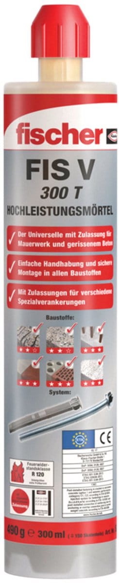 Fischer FIS V Serie - Hoogrendement Mortel - 300 ml