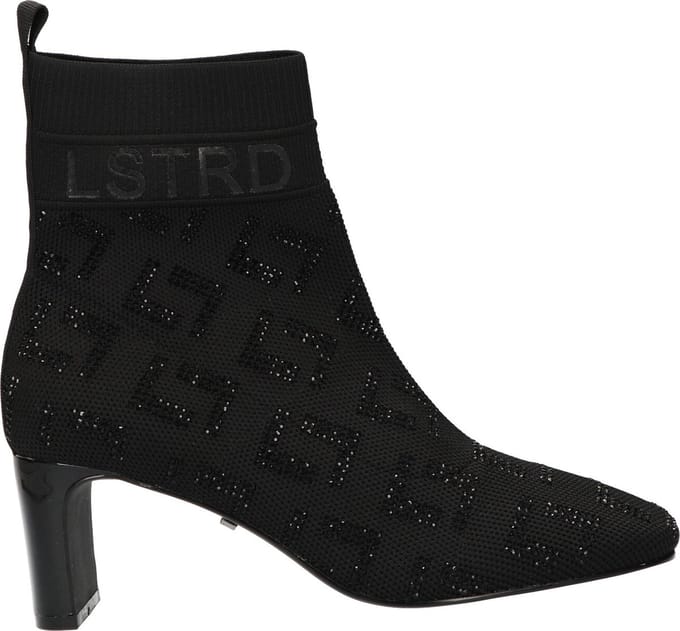 La Strada Enkellaars Zwart Knitted - Damesschoenen - Maat - 37