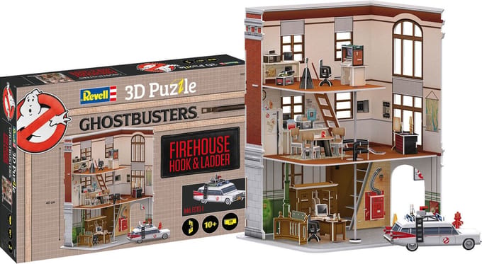 Revell Puzzel - 00223 Ghostbusters Firestation 3D Puzzel