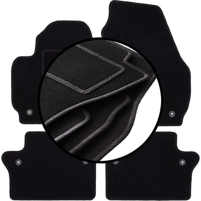 Complete set veloursmatten voor: Volvo S80 II sedan (2006-2016)