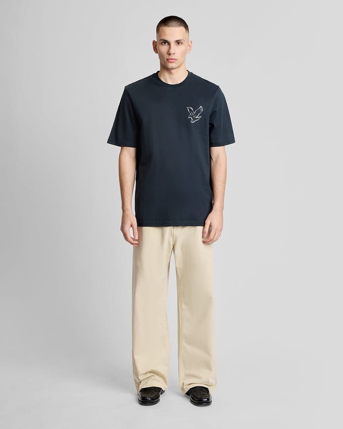 T-shirt Lyle & Scott Chrome Eagle Graphic