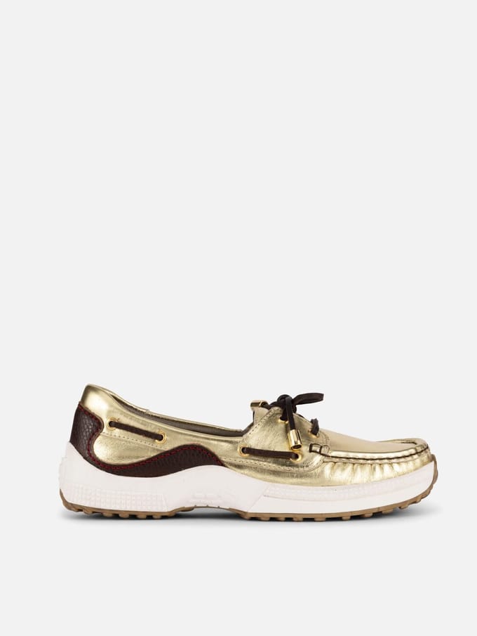 ZOO Adventure - Susan - Dames - Mocassins – Goud - Maat 37