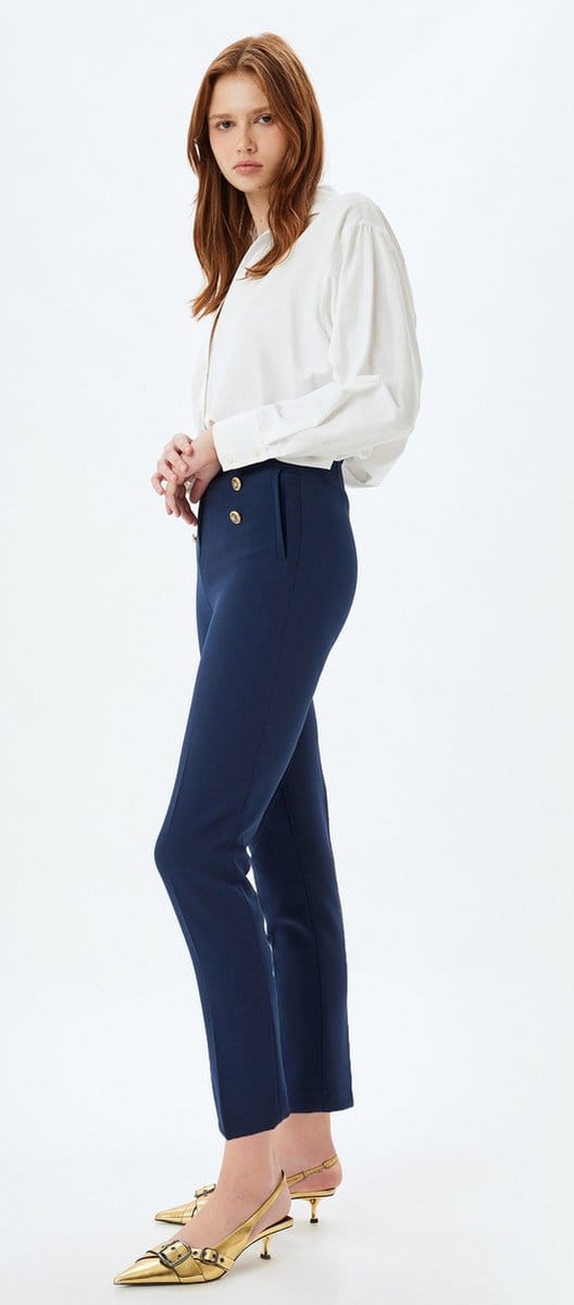 Hoge taille wortel Broek