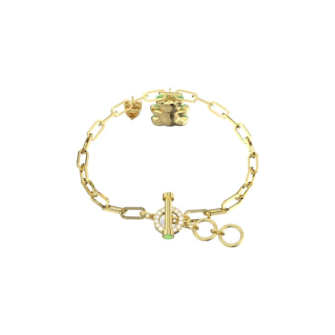Swarovski Teddybeer Armband Damesarmband Groen 5642977 Box (Random Color) beige