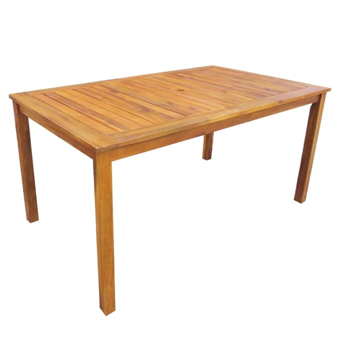 vidaXL - 5-delige - Tuinset - massief - acaciahout