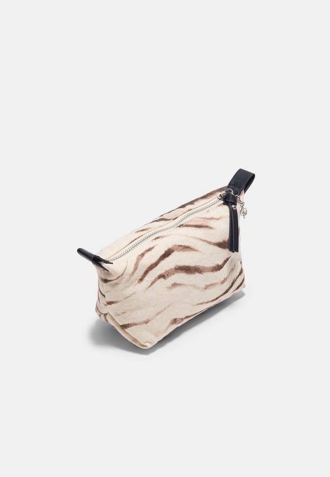 Stradivarius Toilettas met print  Ecru OS