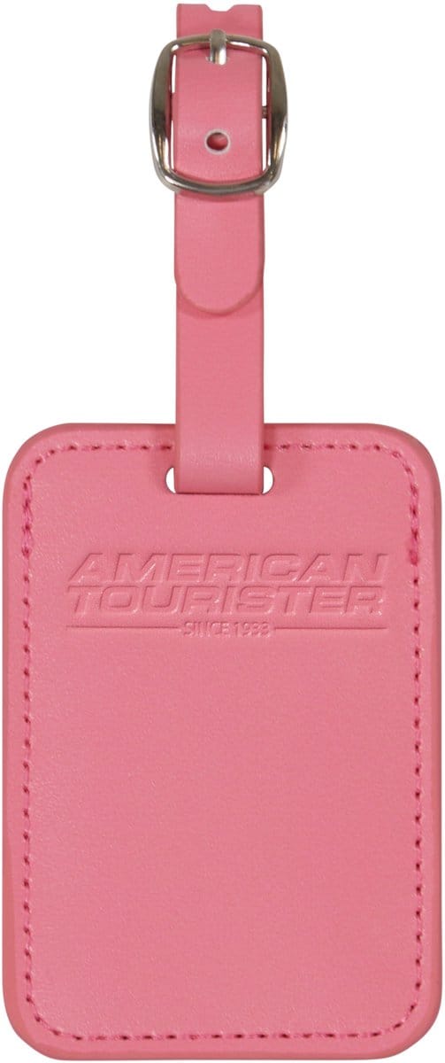 American Tourister Luggage Tags Bagagelabel – Set van 2 stuks Pink Glitch