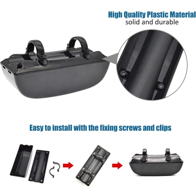 Ebike Controller Box Elektrische Fiets Controller Behuizing Elektrische Fiets Ombouwset Plastic Ebike Controller Kabeldoos zwart