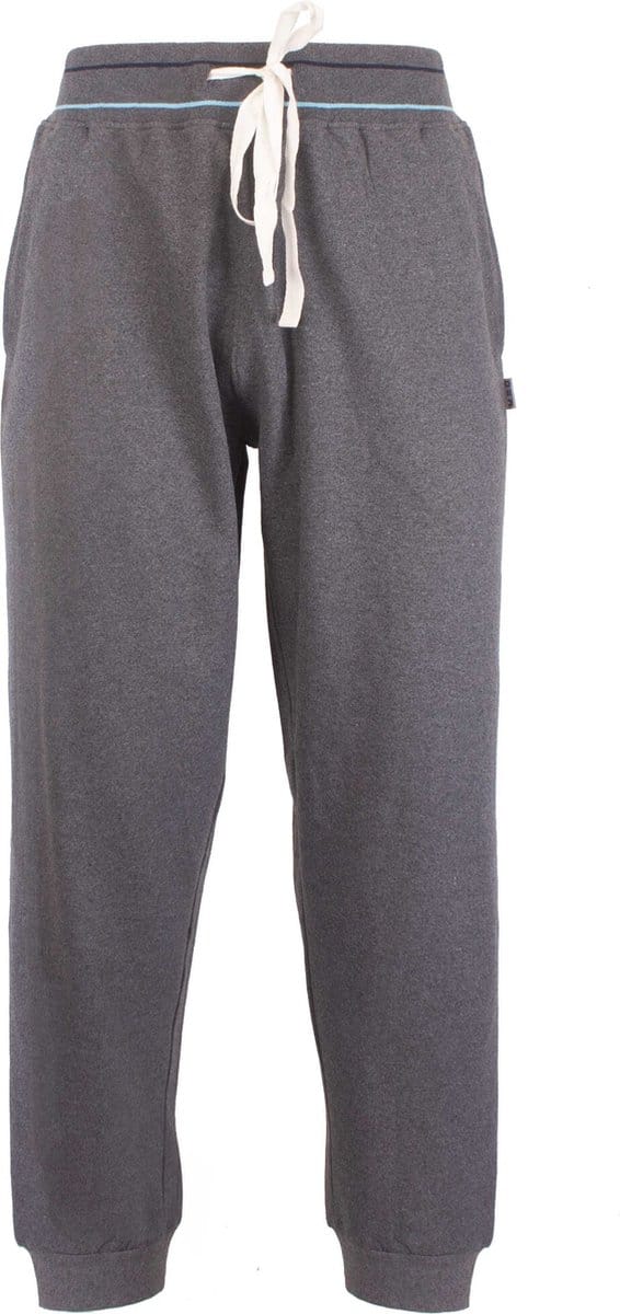 MEQ Heren Sweat Broek - Gerecycled Katoen - Grijs - Maat M