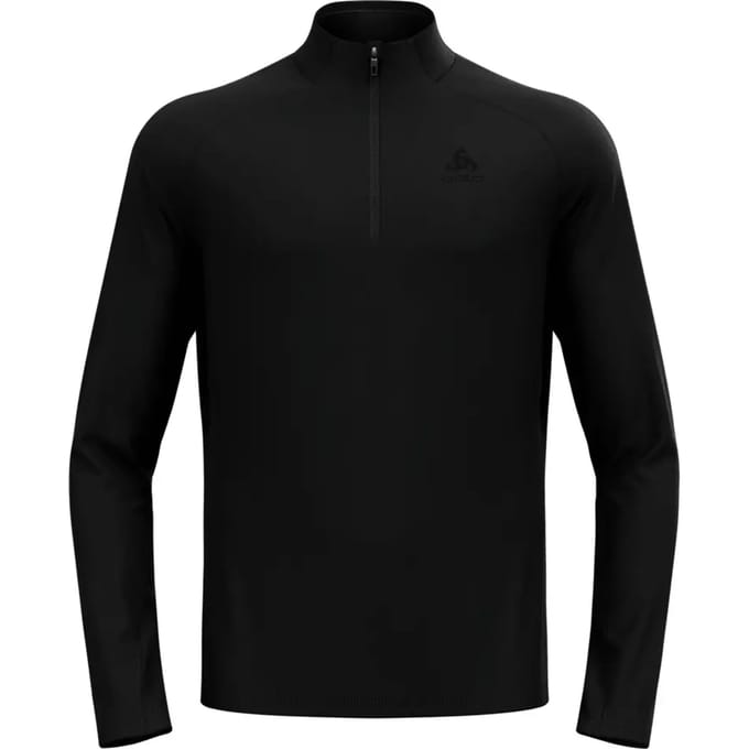 Odlo Odlo Mid layer 1/2 zip ESSENTIAL LIGHT ZWART - Maat M