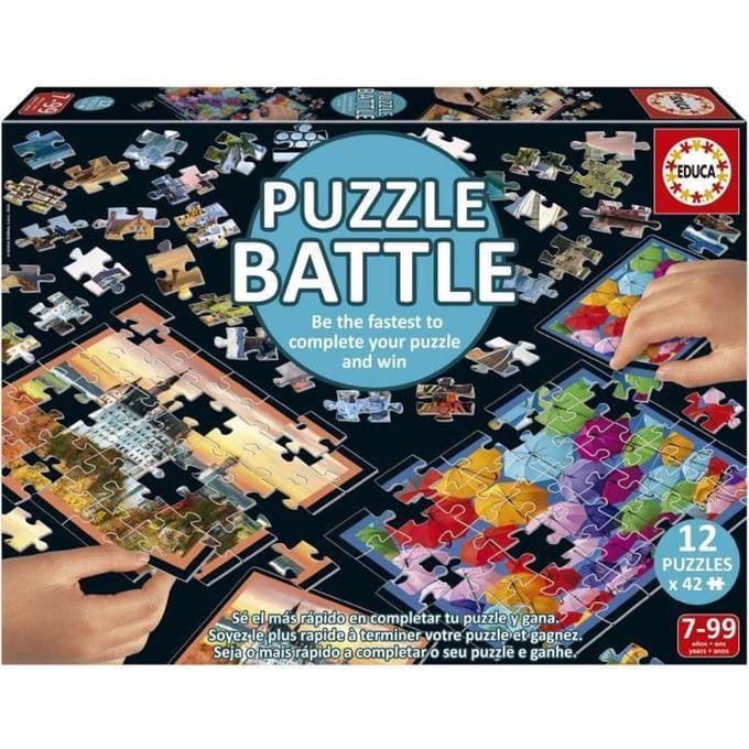 Puzzel Educa Battle Travel 42 Onderdelen (12 Stuks)