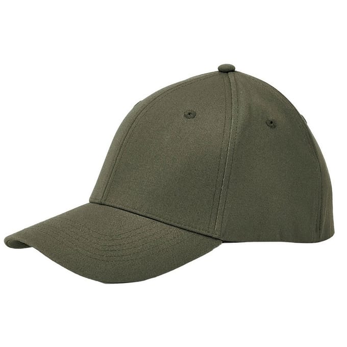 Beechfield EarthAware Organic Cotton Stretch Baseball Cap (Olijfgroen)