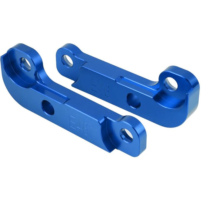 Kit d'adaptateur de blocage de dérive en aluminium Power Tuning augmentant l'angle de braquage de 25 % pour BMW E46 M3 Bleu