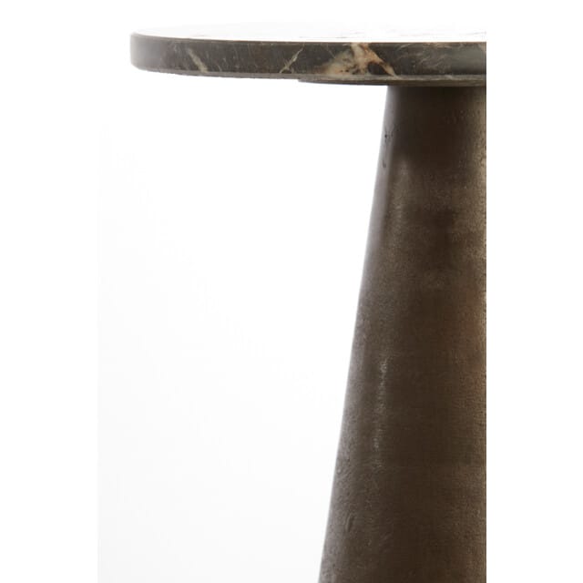 Light & Living Bijzettafel Ynez - Donkerbruin - 29x29x43cm - Modern