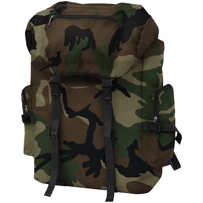 vidaXL - Rugzak - legerstijl - 65 - L - camouflage