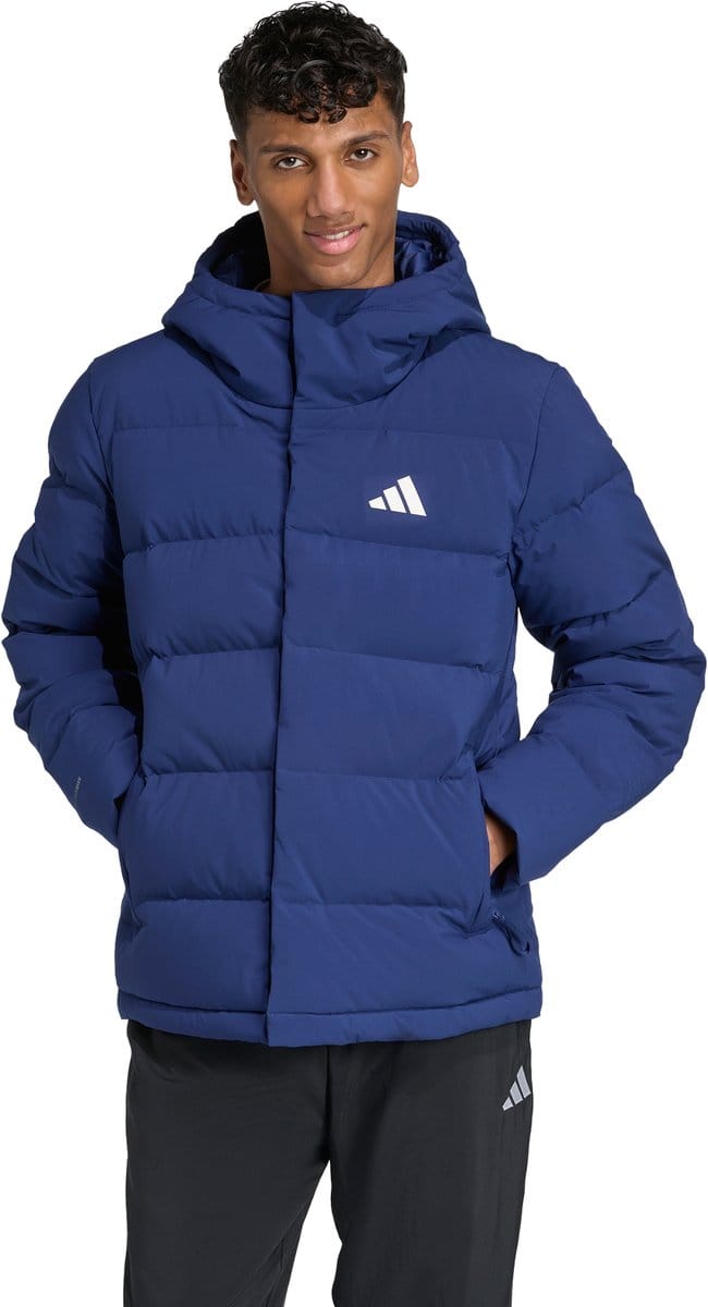 adidas Sportswear Helionic CLIMAWARM Donsjack met Capuchon - Heren - Blauw