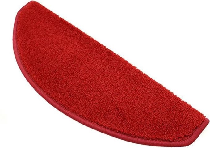 EliteTrapmatten - 15 stuks - Arona Rood - 56x17x3,5cm - halve maantjes - zelfklevend