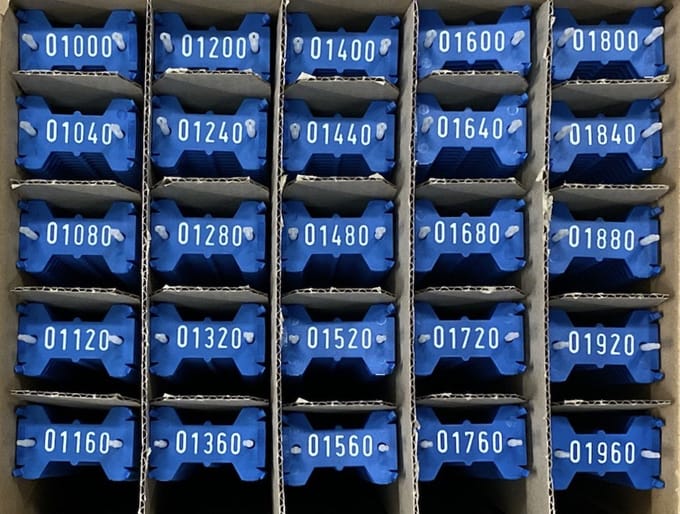 Signumat plaatjes blauw wit 1000-1999