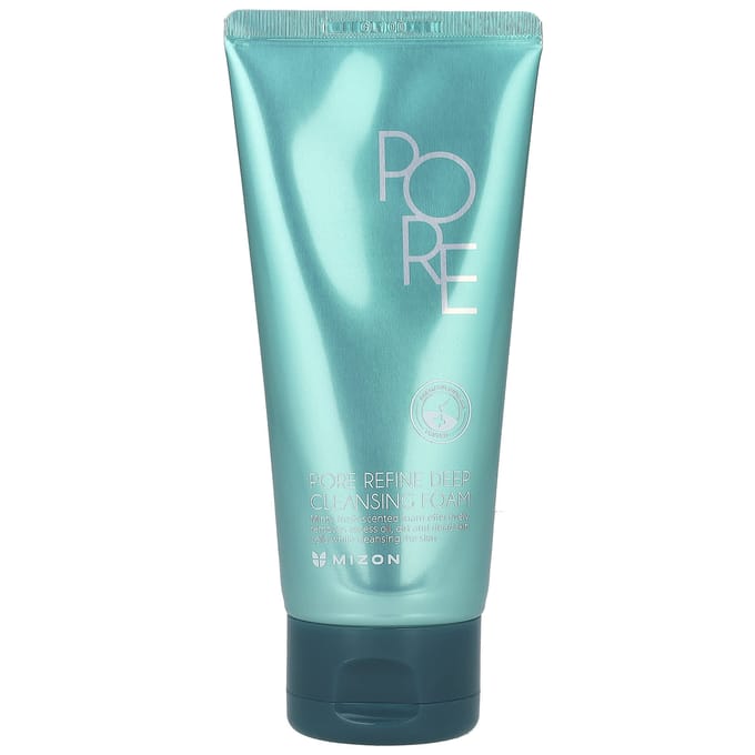 Mizon, Pore Refine Mousse Nettoyante Profonde, 4.05 fl oz (120 ml) white