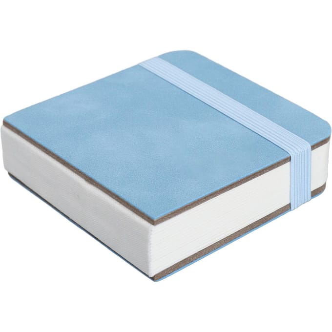Carnet de croquis aquarelle portable de 30 feuilles, petit journal aquarelle, papier blanc 300 g/m² bleu