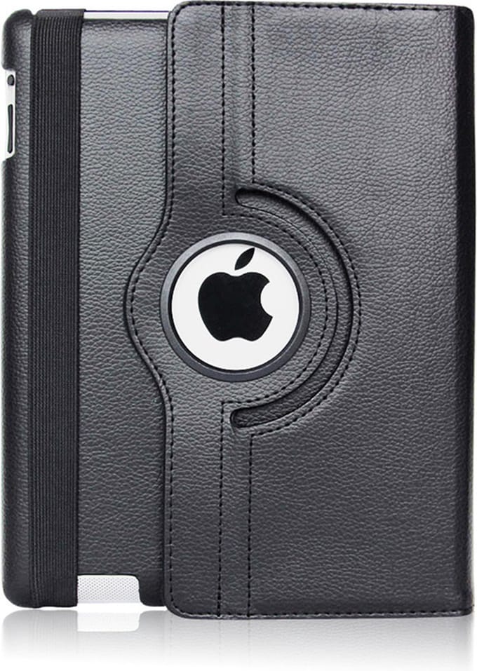 Hoes geschikt voor iPad 10 - 360° draaibare Bookcase - Zwart
