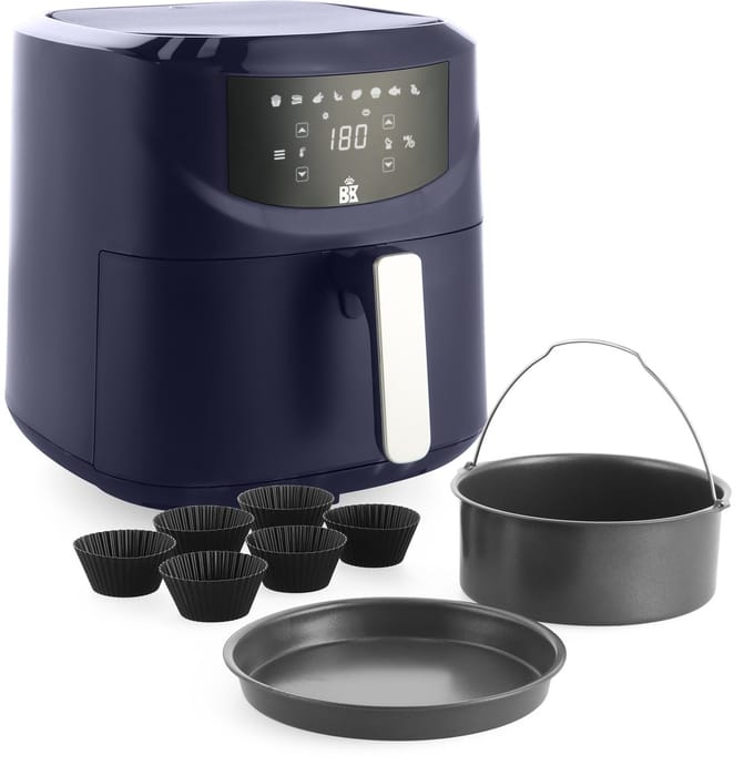 BK Connect XXL Airfryer 7,6L met 3-delige bakset - PFAS-vrij