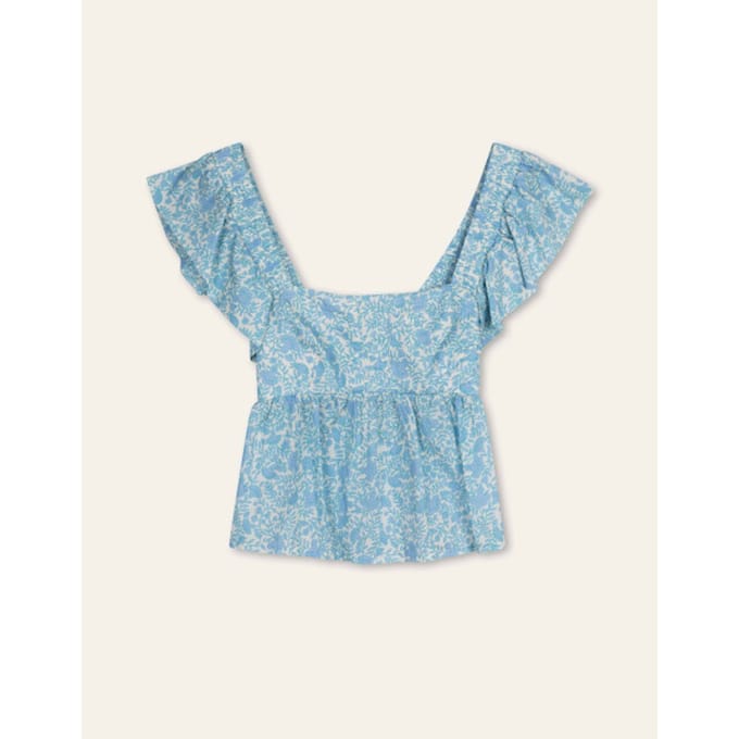 Oilily Balua Tangos Top- maat36 Brunnera Blauw