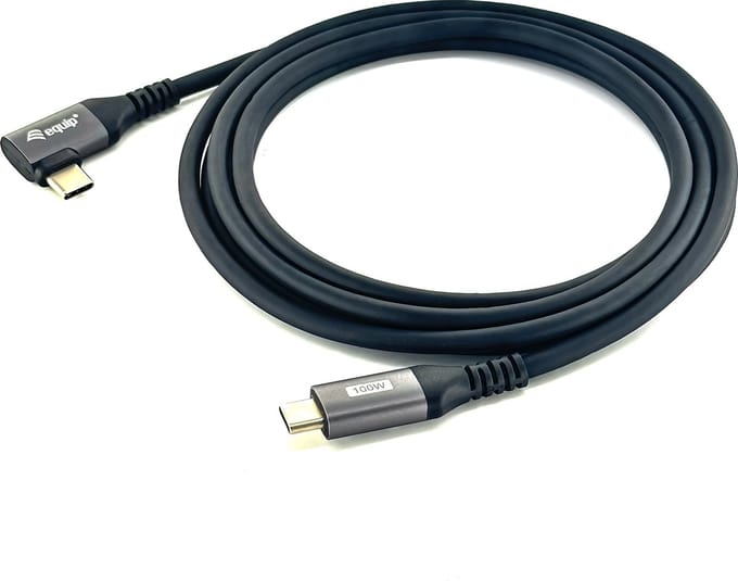 USB-kabel 1 meter USB 2.0 USB C Zwart