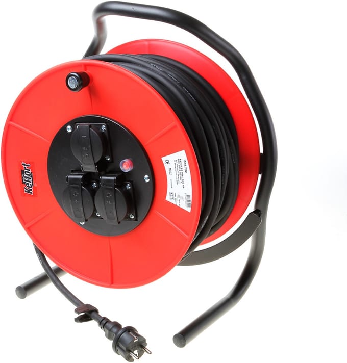 Kelfort Kabelhaspel er500(d) 50m 3 x 1.5mm²
