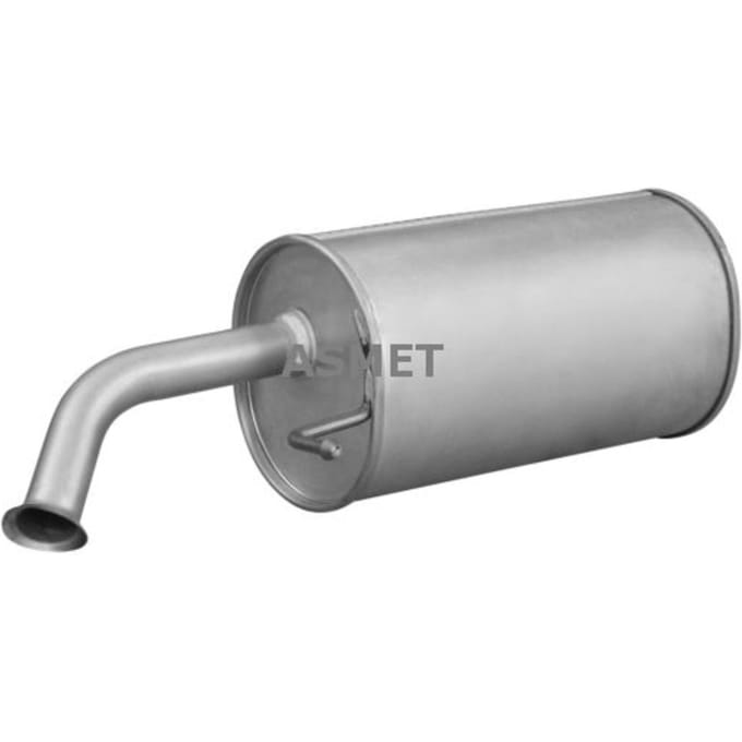 Geluiddemper achter ASMET 28.020
