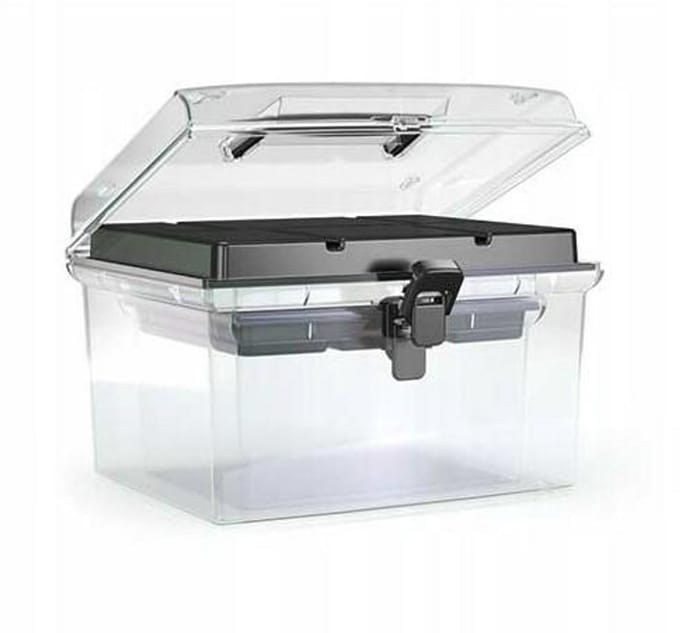 Prosperplast NUF Serie - Gereedschapsorganizer Set - Zwart - Transparante Deksel