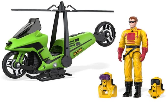Mask Condor 5inch Vehicle with Chopper 1/24 Scale Figure Set
