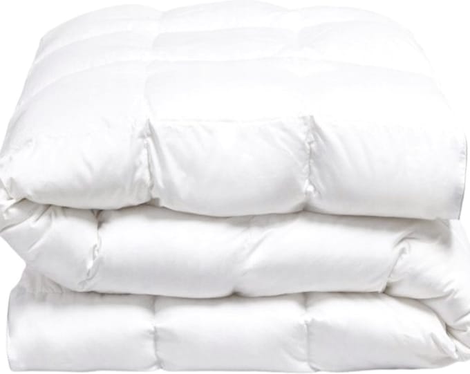 Dekbed 155x220cm – Ganzendons 2300g Vulling – Eenpersoons OnceDoce® ‘Åmberg’ Luxe Dons Winterdekbed - Wasbaar - Warmteklasse 2