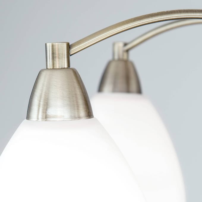 ORION Plafondlamp Kinga in oude messing look, 5 lampen