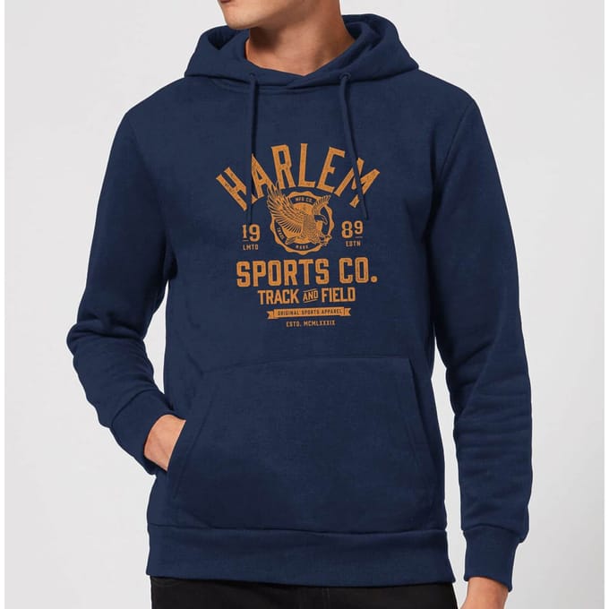 Harlem Sports Hoodie - Navy - L