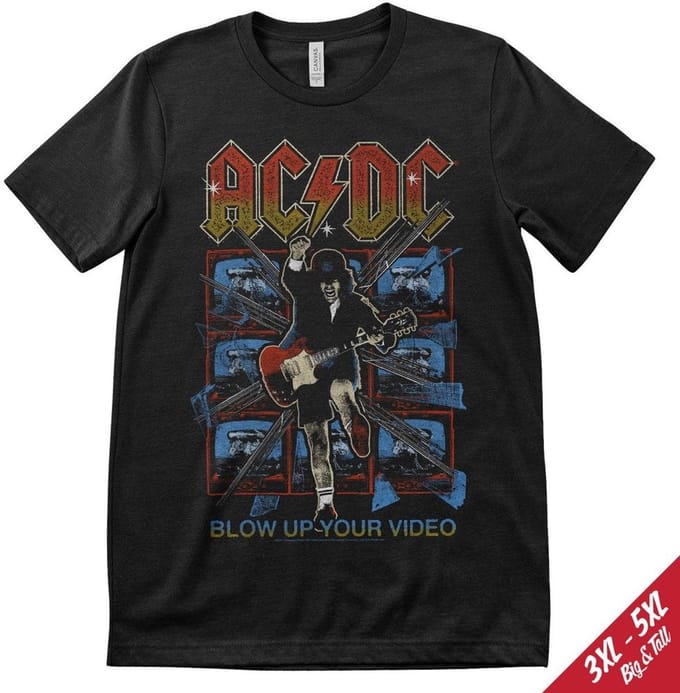 AC/DC Blow Up Your Video T-shirt PS-1-ACDC011-H68-6