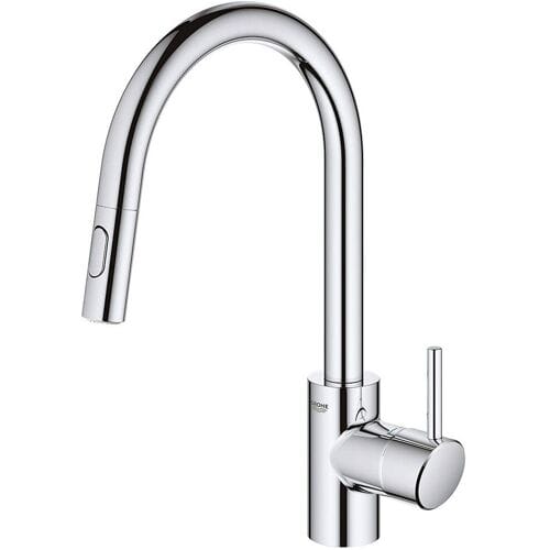 Grohe Concetto Kitchen faucet with pull-out Chrome