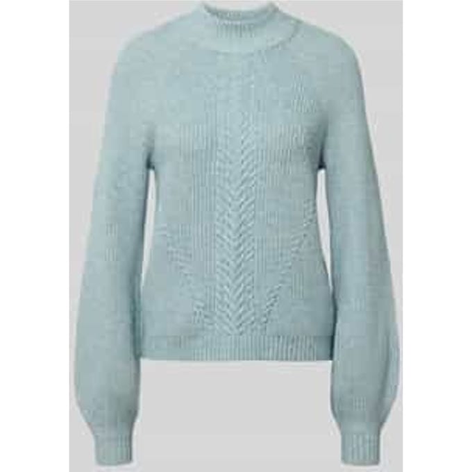 Regular fit gebreide pullover van viscosemix, model 'KATIA'