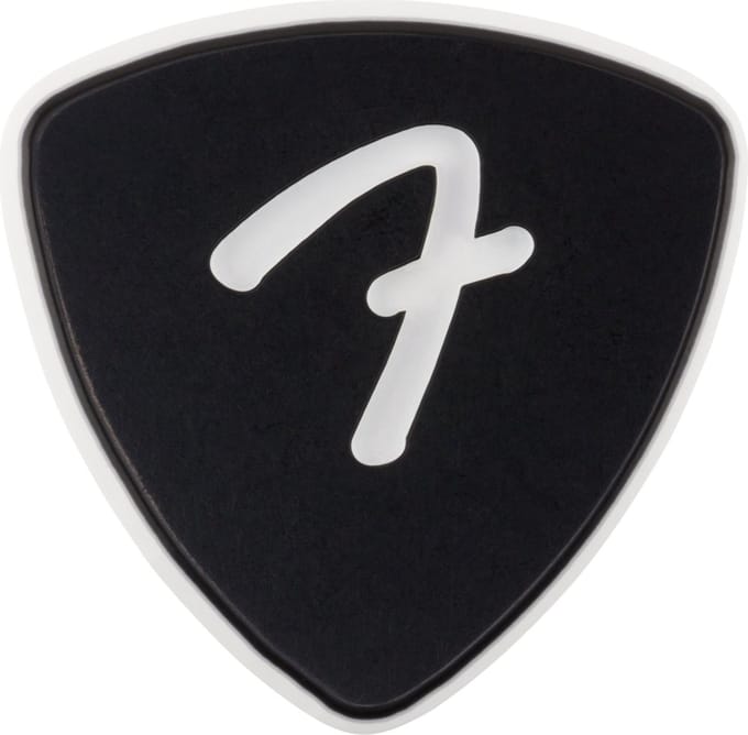 Fender 1984346306 Plectrums Celluloid F-Grip 346 Vorm Zwart Drie Stuks Set 3-Pack
