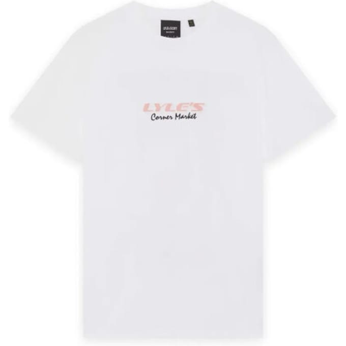 Lyle and Scott Receipt grafic t-shirt -
